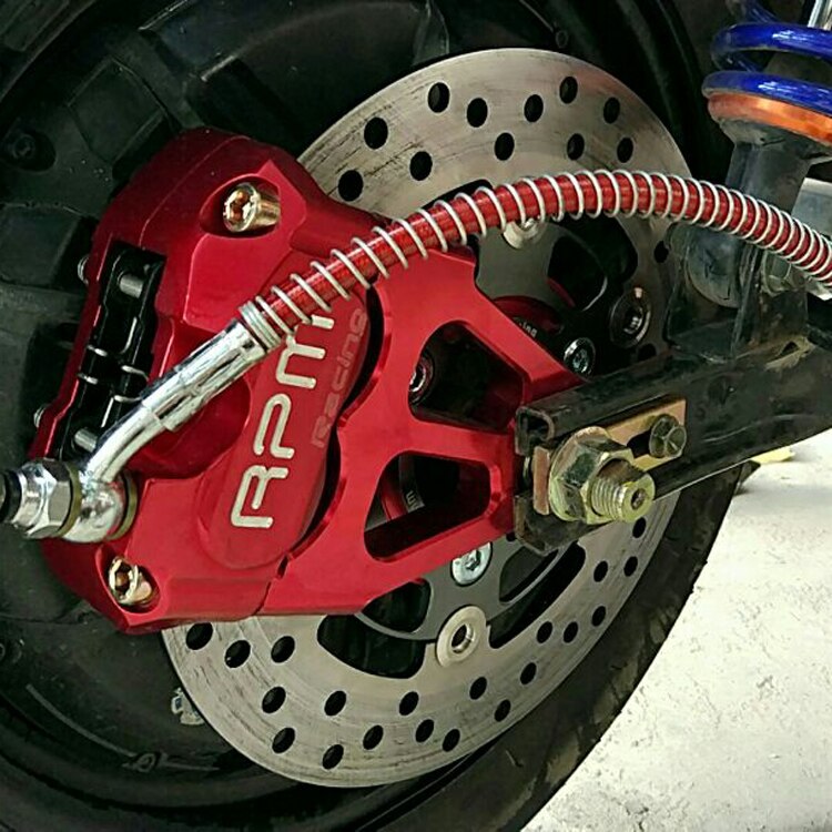 Motorfiets Modificatie Elektrische Motorfiets Vier Zuiger Remklauwen Pomp Rpm 220 Voor Wisp Rsz Schildpad Koning Kleine Straling