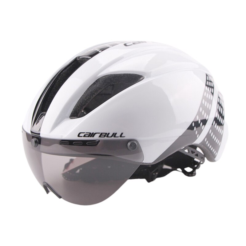 Unisex Cycling Helmet With Goggles Ultralight MTB Bike Helmet Mountain Road Sport Specialiced Bicycle Helmets Bike Equipment: black white L