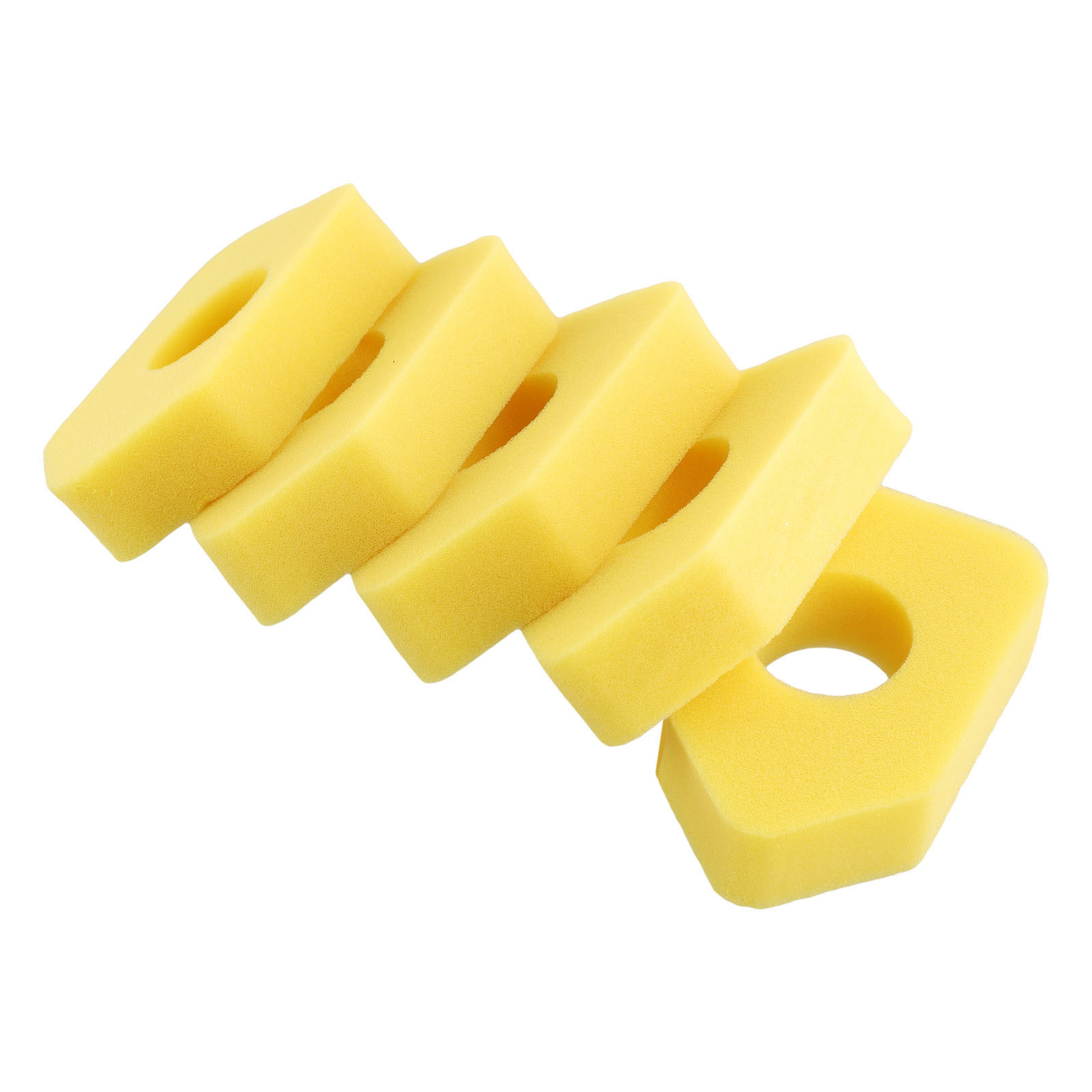 5pcs Yellow Air Filters For Briggs-Stratton 698369 5088D 5088H 5086K 4216 5099 Garden Power Air Filters Lawn Mower Parts