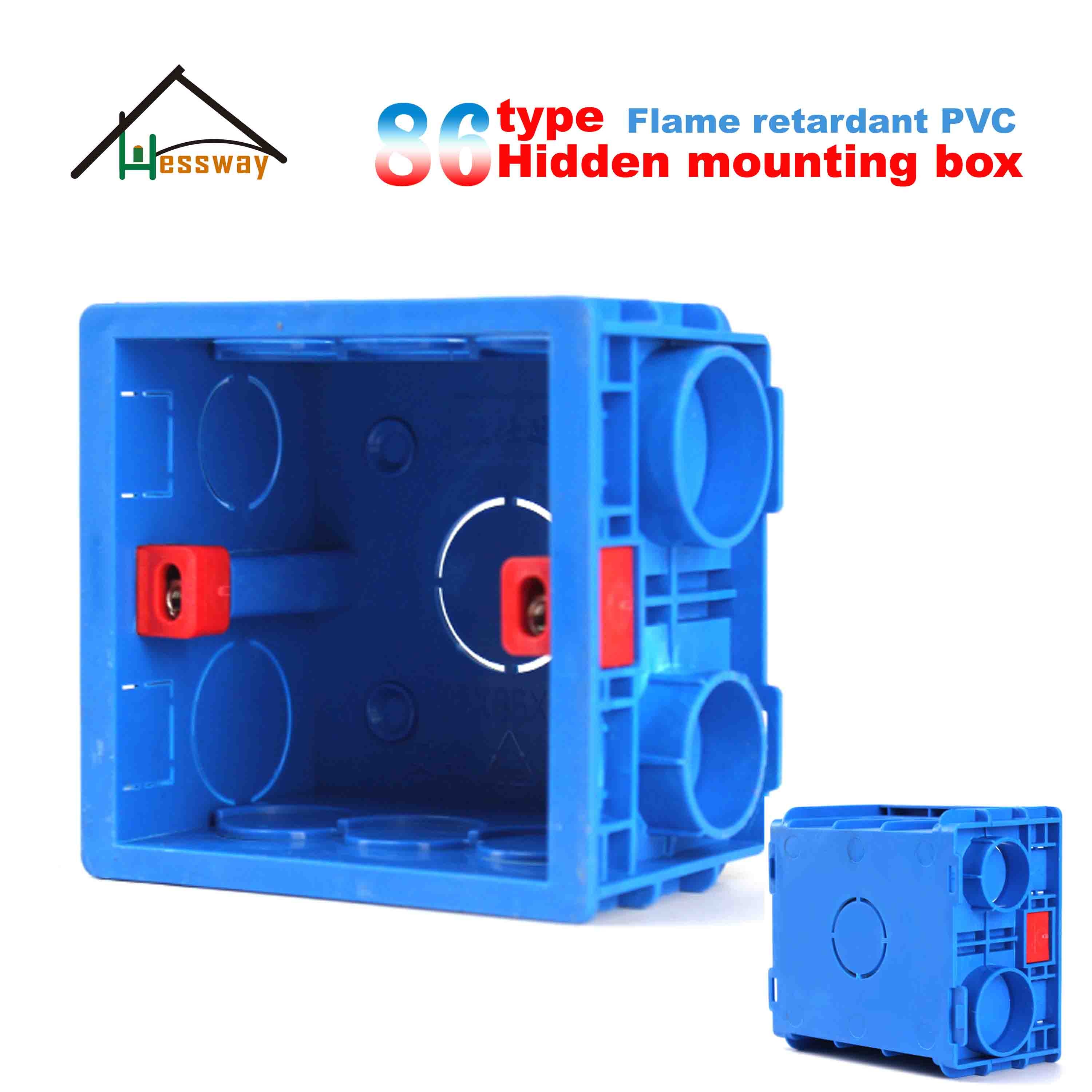 Plastic Wall Plate wall mount junction box type 86