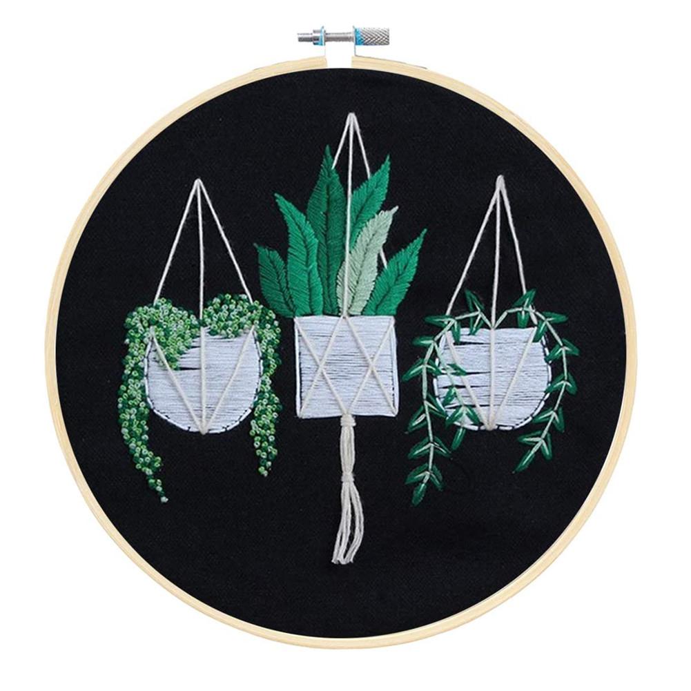 Embroidery DIY Material Package Beginner Embroidery Semi-finished Product Kit Home Craft Decor