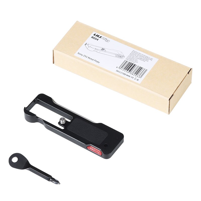 UURig R054 Metal Bottom Plate for Sony ZV1 DSLR Camera Accessories Extend Cold Shoe 1/4'' Screw Support Vertical shot: Default Title