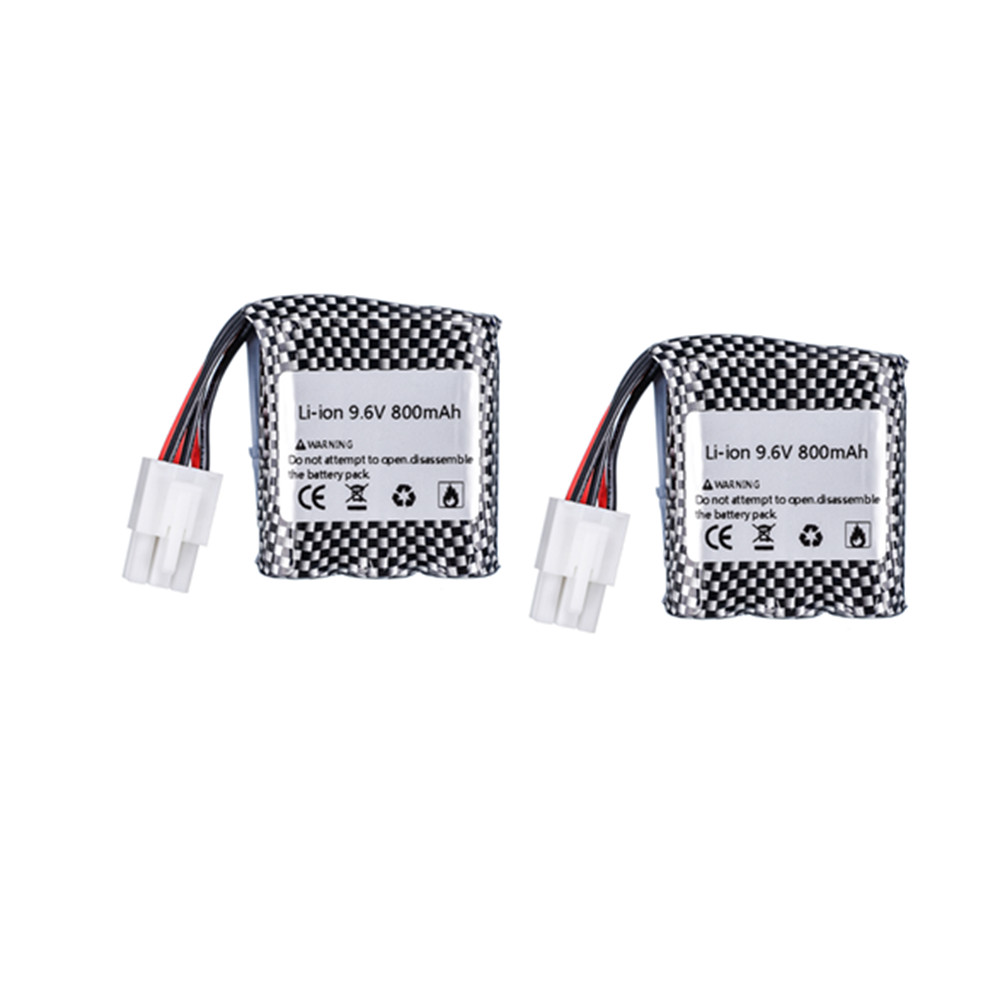 9.6v li-ion batteri for 9115 9116 s911 s912 rc bil lastebil ekstra oppgradering 9.6v 800 mah 9115 9116 oppladbart batteri for leker bil: Svart