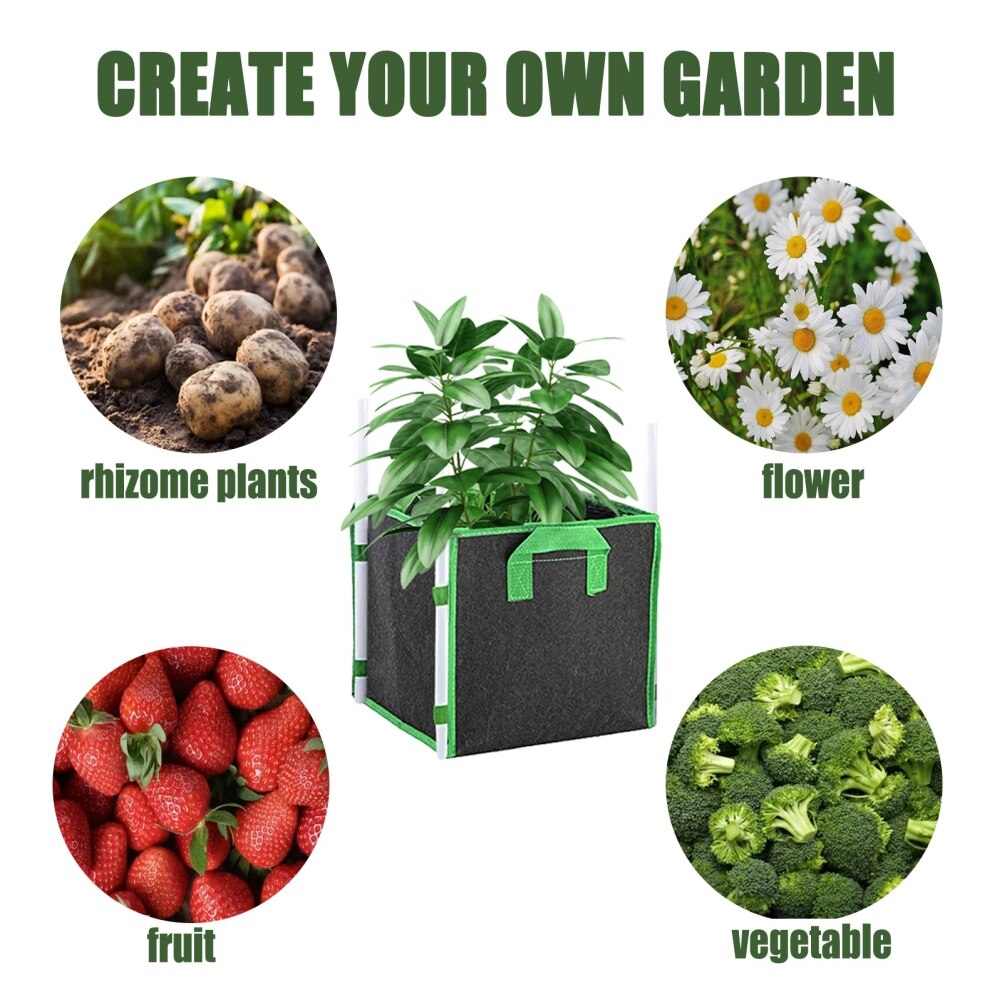 Tuin Kwekerij Vierkante Planten Bag Tuin Wortel Control Bag Tuinieren Benodigdheden Voor Groenten En Fruit