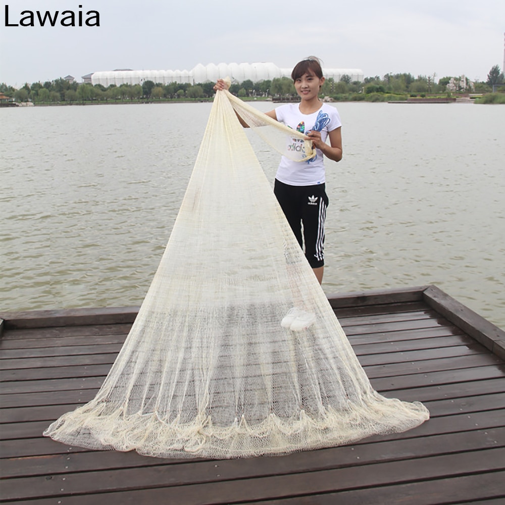 Lawaia Cast Net Nylon Monofilament Casting Network Length 2.5M/3M/3.5M/4M Fish Gill Nets Hand Throw Fishing Net