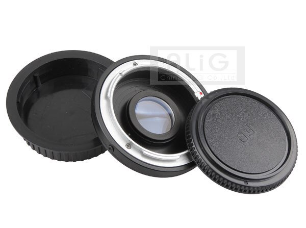 Voor Canon fd Lens EF Camera Lens Adapter Ring met Corrigeren Glas voor Canon EOS 50D 60D 70D 500D 600D 700D 5D 6D (FD-EF)