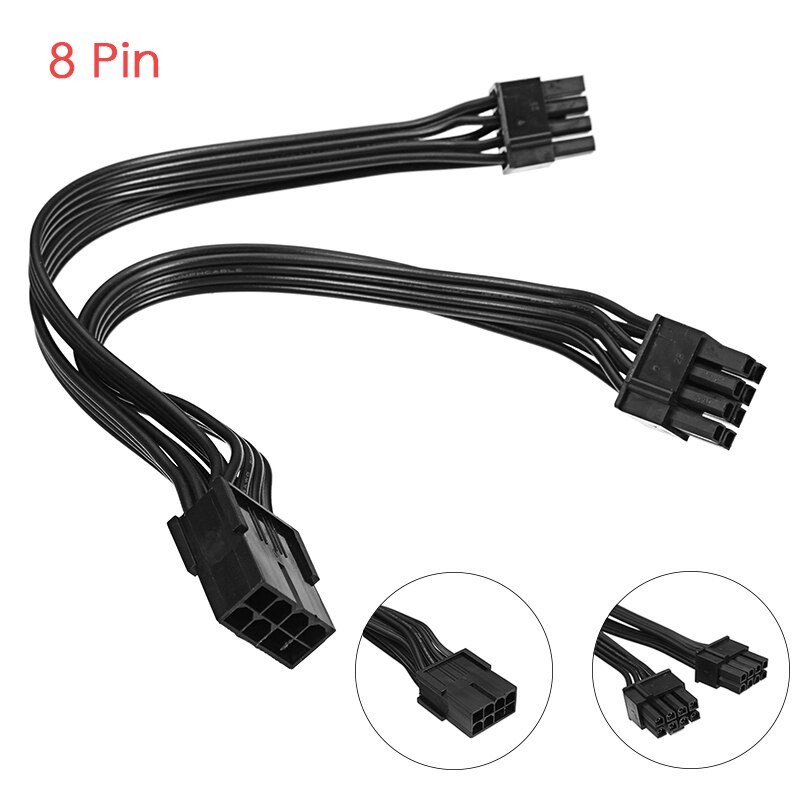 1/6/10pcs 20 centimetri Scheda grafica 8 Spille Femmina a 2*8 P(6 + 2) spille Extention Cavo di Alimentazione Maschio PCIe PCI Express 4 Linee Via Cavo Connettore