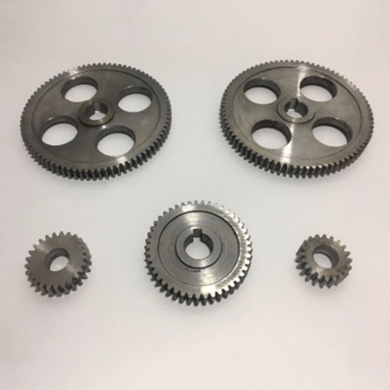 5Pcs/Set CJ0618 Machine Tool Gear Metal Gears Micro-Lathe Gear Metal Cutting Gear