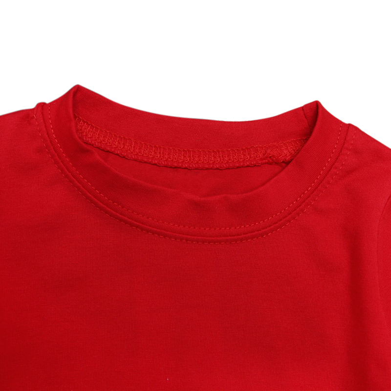 Rorychen-Camiseta de manga larga para niños recién nacidos, ropa cálida de algodón, estilo rojo, 4-24 meses