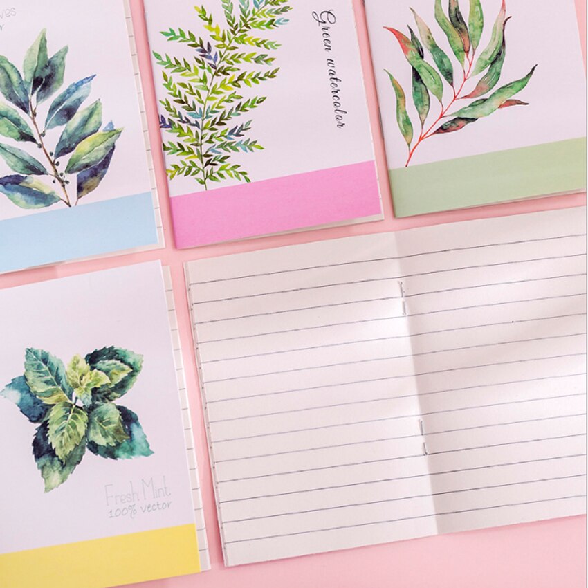 40 livros/lote colorido série de pintura bloco de notas portátil notebook kawaii mini bloco de notas para crianças presente estudante 6 projetos