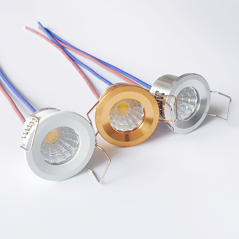 LED Mini Downlight Onder Kabinet Spot Light 3W COB voor Plafond Inbouwlamp AC220V 230V 240V Dimbare downlights Aluminium Body