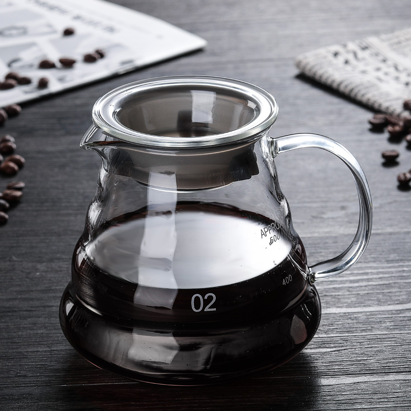 Borosilikatglass kaffetraktere helles over kaffekanne filterkopp trakt fransk drypp kaffe deler kanne hjemme kaffekanne