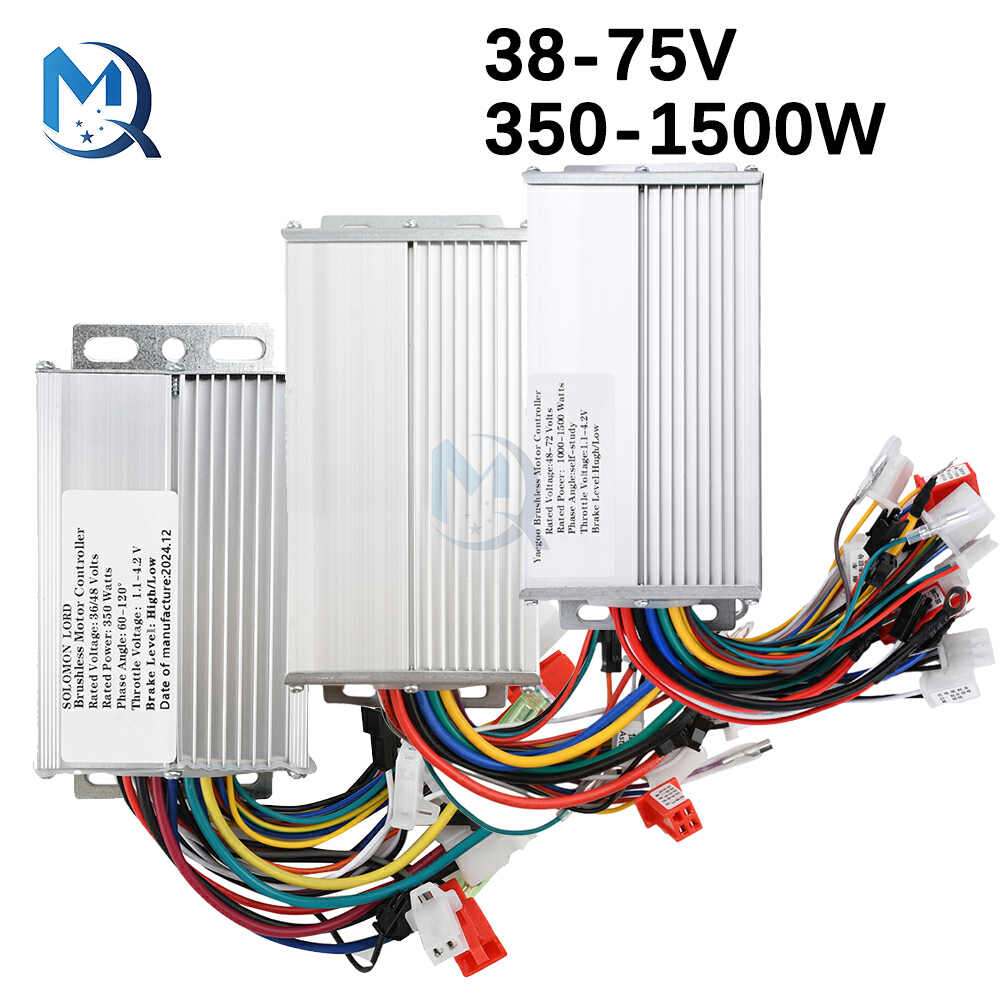 36-72V E-bike Intelligente Borstelloze Controller Voor E-bike Elektrische Scooter Accessoires 350W-1500W