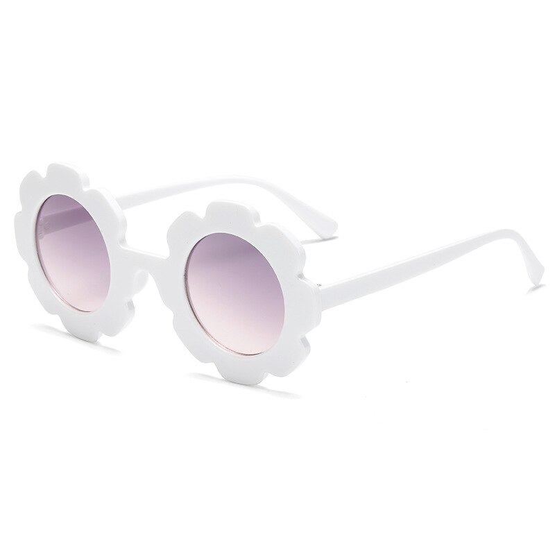1Pc Vintage Kids Zonnebril Baby Zonnebril Ronde Bloem Gafas Baby Kinderen UV400 Sport Zonnebril Meisjes Jongens Oculos De Sol