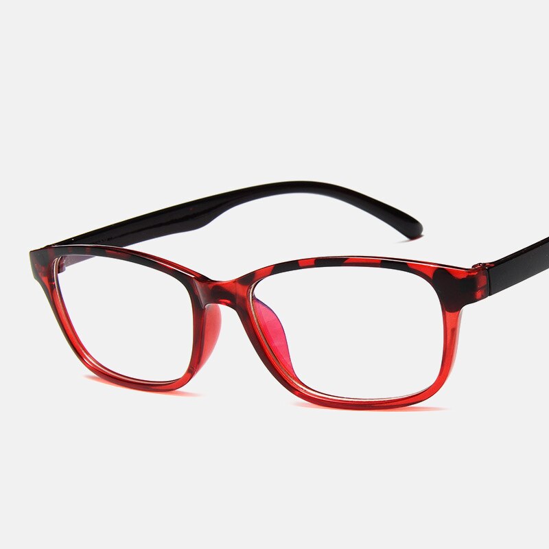 Computer Phone Eyewear Blue Light Blocking Rectangle Glasses Men Women Gaming Protection Radiation Anti Blue Light Glasses: Leopard print