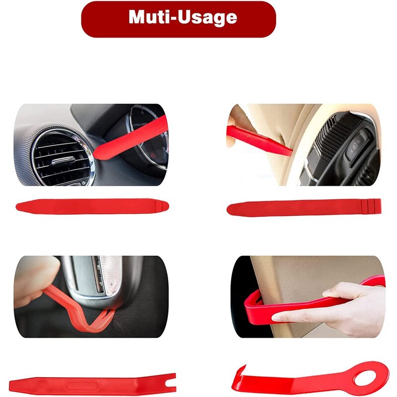 8 Pack Auto Trim Removal Tool, Car Tool Kit Automotive Tools For Car Door Panels Window Molding Fastener Remover Of Car