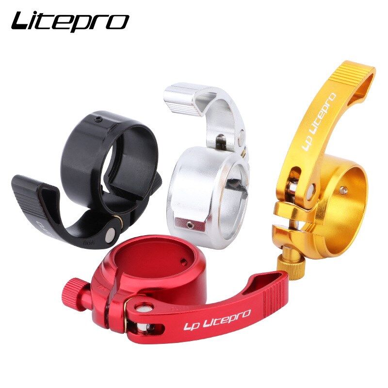 Litepro Faltrad Sattelstütze QR schnell Freisetzung Klemme 41mm für 33,9mm Aluminium Legierung Leichte CNC Sattelstütze Clip