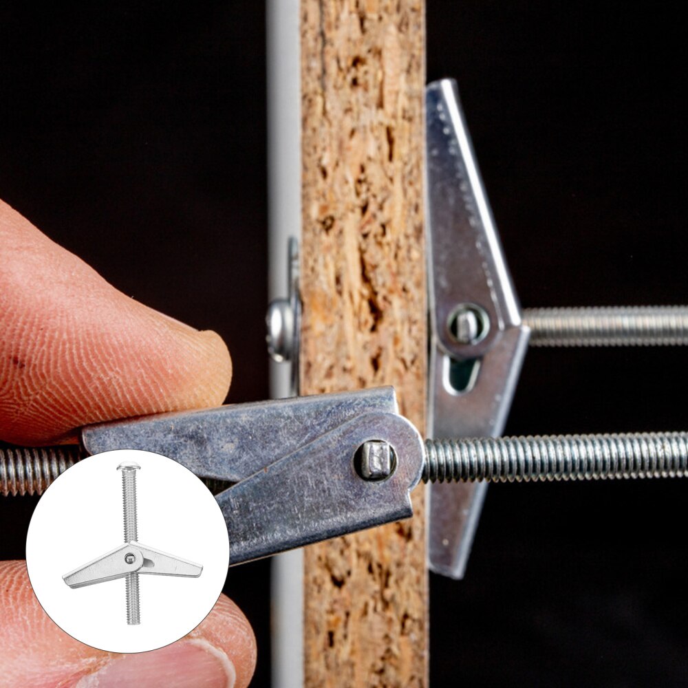 20pcs Toggle Bolts Practical Sturdy Drywall Bolts Hanging Heavy Items Bolt for Indoor