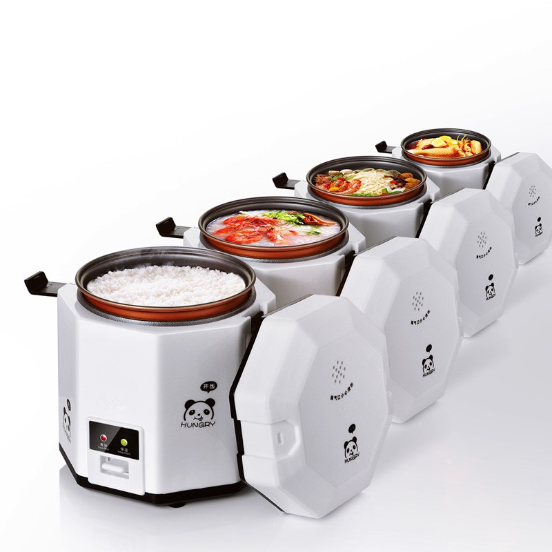 1.2l mini riskoger lille 2 lags dampkoger multifunktionsgryde elektrisk isolering komfur 1-2 personer eu us
