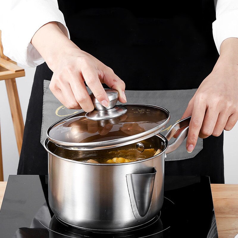 type separation pot, eagle mouth double guide pot, stainless steel, fast heating and wear-resistant