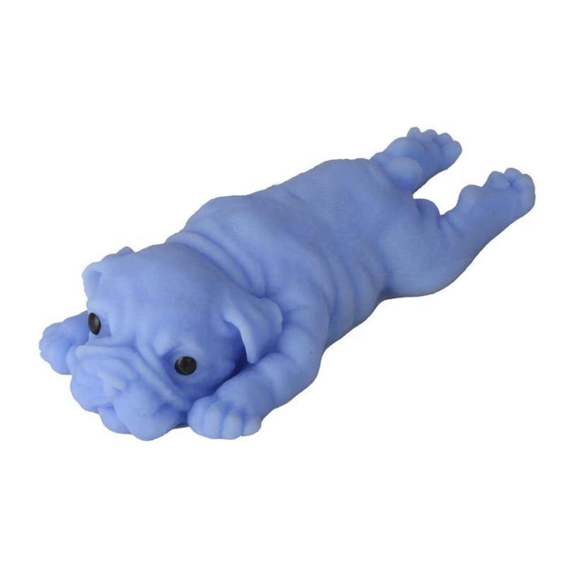 Creatieve Ontluchting Decompressie Speelgoed Bananasplit Speelgoed Stress Voor Kinderen Volwassenen Speelgoed Relief Knijpen Honden I1U2: Blue