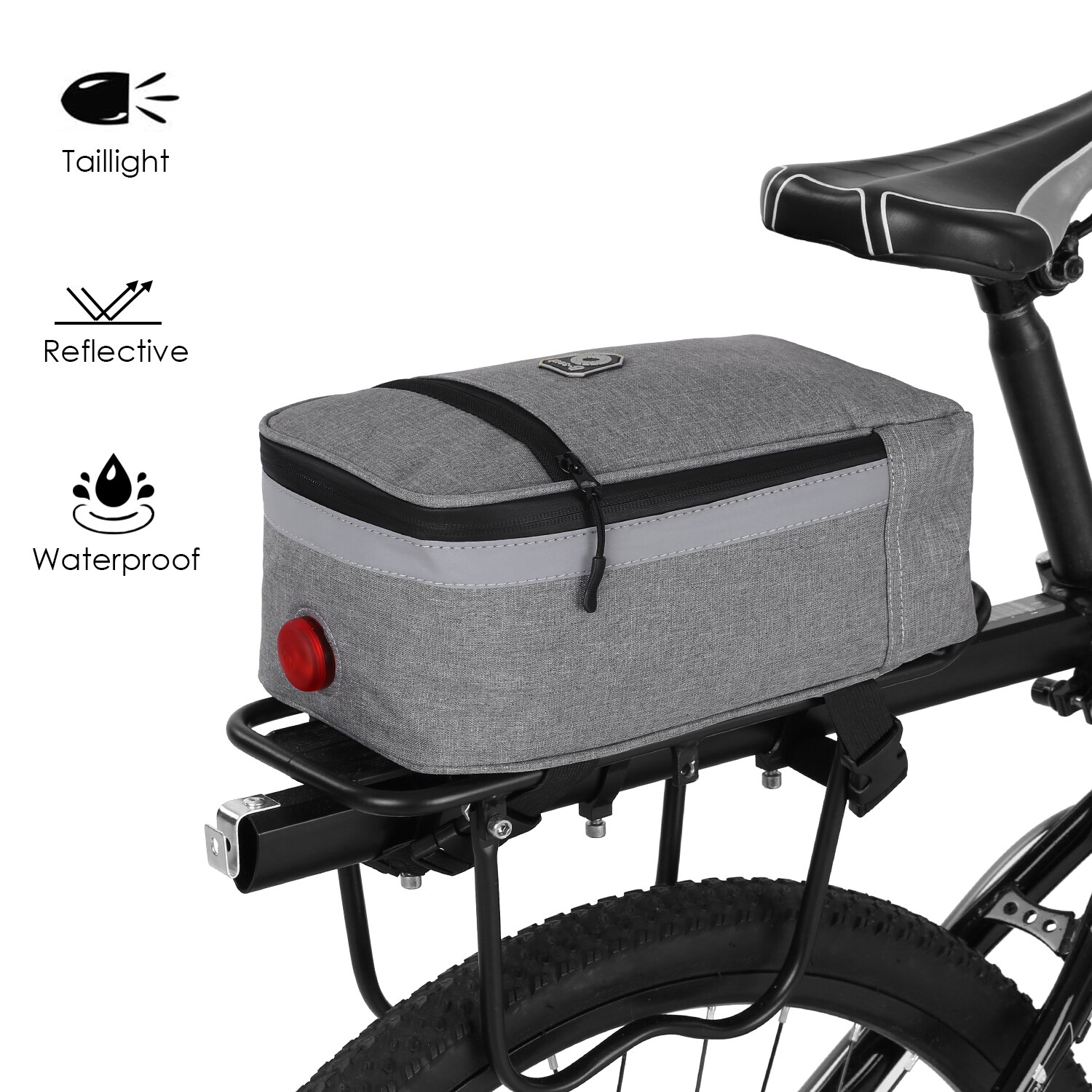 Waterdichte Fiets Kofferbak Tas Achterbank Tas Mtb Bike Fietsen Rack Bag Bagagedrager Bag Pannier