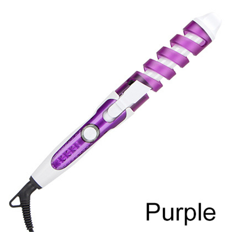 Magic for Rizador DE Pelo curl hair tools with roller screw curling iron Taylor: PURPLE / AU