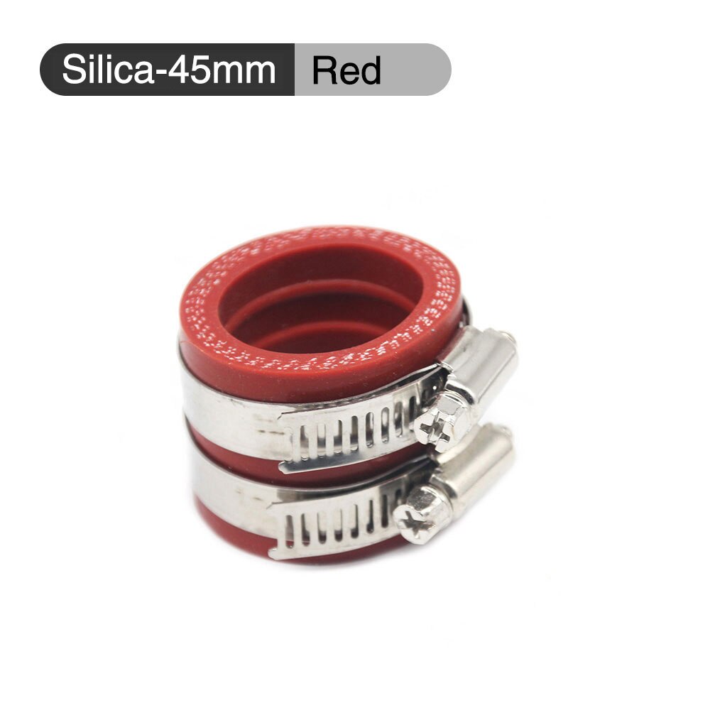ZSDTRP – adaptateur de carburateur en caoutchouc, tuyau d&#39;admission pour MIKUNI KEIHIN OKO KOSO PWK, accessoire de carburateur de moto 35mm 40mm 45mm: 45mm red