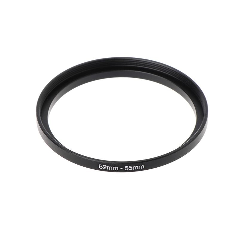 7PCS/SET 49MM-77MM Universal Black Metal Aluminum Alloy Step-up Ring Common Camera Lens Adapter Filter Set Accessories
