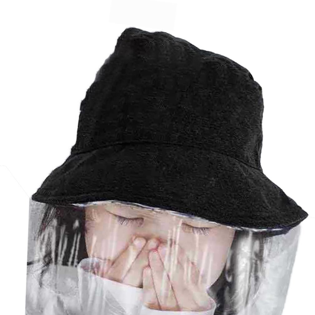 Child protection cap Fisherman's hat Non-removable Student hanging mask hat Epidemic Prevention Sun Cap 1 Piece