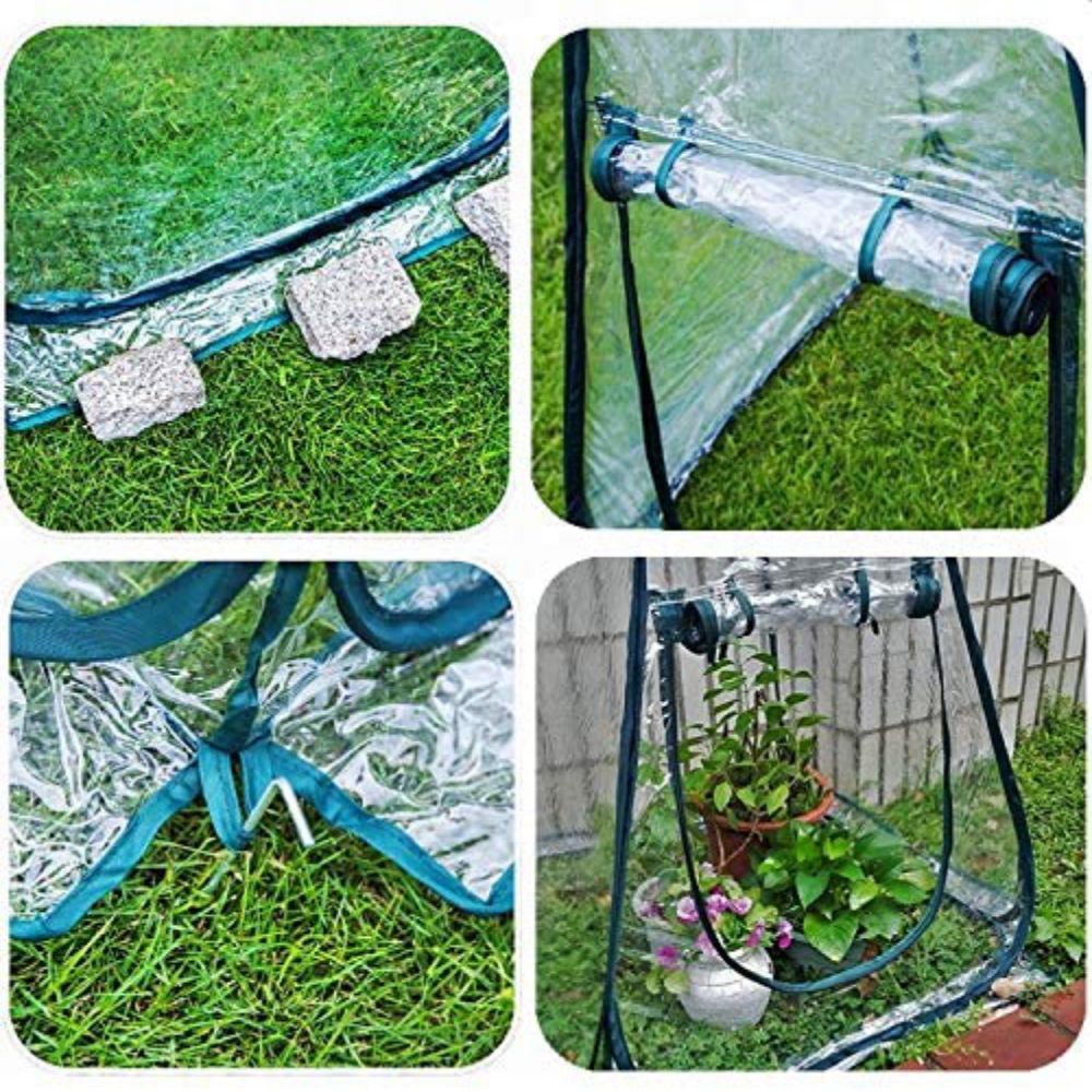 Draagbare Mini Kas Tent, Outdoor Groene Tuinieren Plant Huis, Bloem Pot Cover Voor Tuin Patio Home Achtertuin