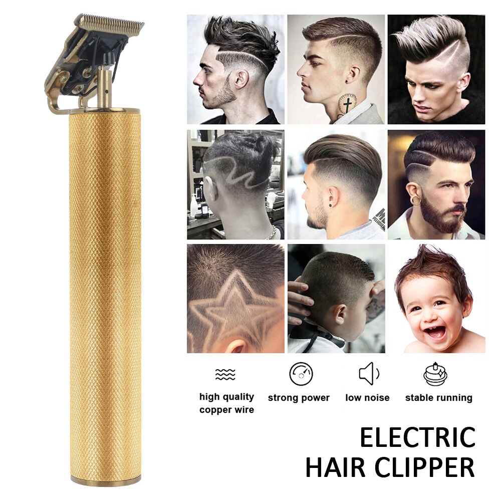 T9 Electric Clipper Trimmer T-Outliner Barber Shaving Machine Beard Trimmers Shaver Cordless Haircut Men Razor