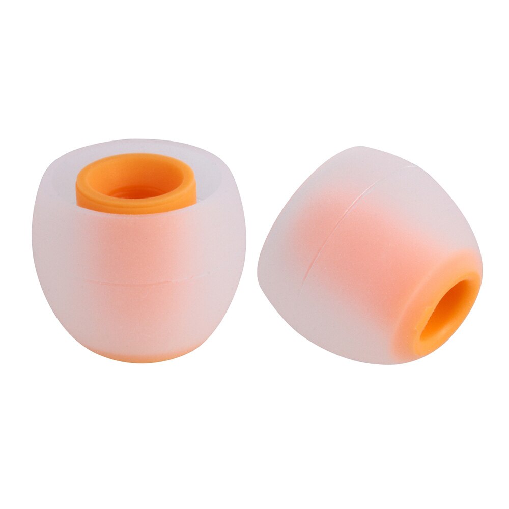 Universal 12pcs/6pairs 3.8mm Durable In-ear Earphone Headphone Earbuds Replacement Silicone Rubber Ear Tips: L / Mint Colour