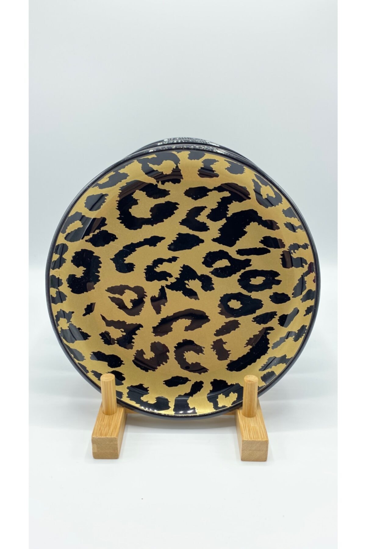 Leopard Pattern Cake Dessert Cake Pastry Cookies Plate 6 Pcs