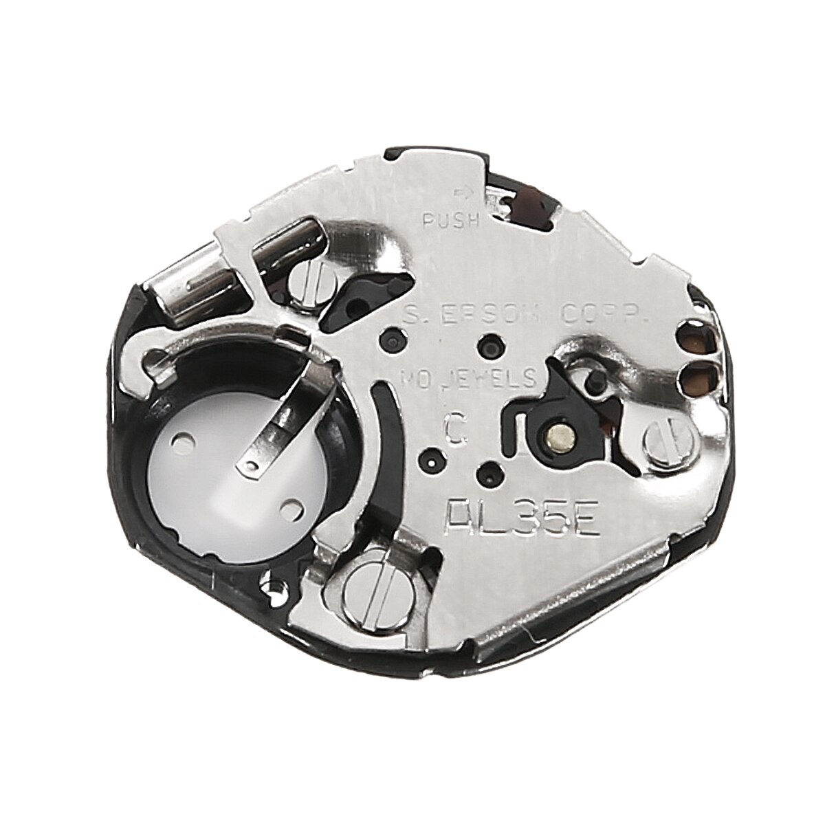 AL35E-movimiento de reloj de cuarzo con vástago de reloj, Accesorios de reparación de para reloj de pulsera AL35E, piezas de repuesto