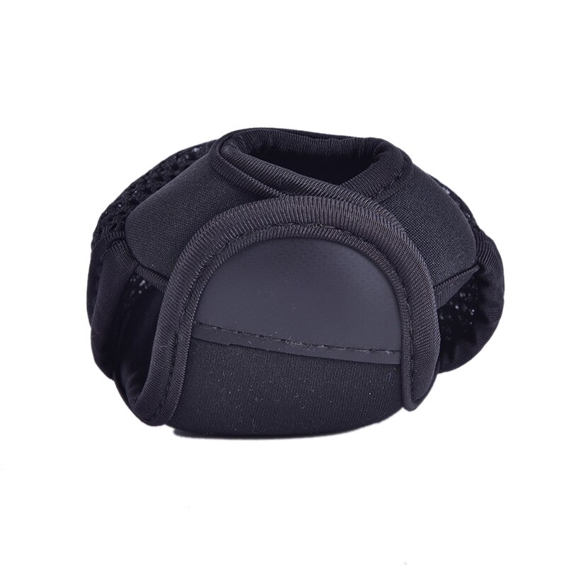 Wodoodporna oddychająca torba z kołowrotkiem wędkarskim pokrowiec ochronny pokrowiec tyczki/bęben/spinning/tratwa kołowrotek torba kołowrotek ochraniacz pokrowiec: czarny