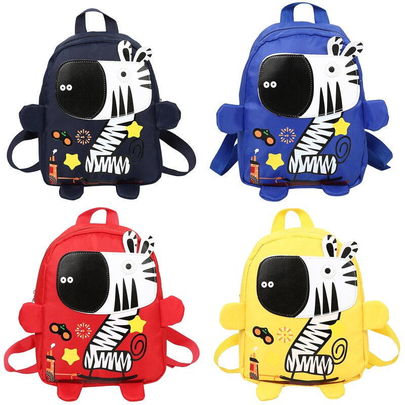 Cartoon Nylon Children Backpacks Toddler Kindergarten Schoolbag Kids Backpack Zebra Children School Bags Girl Boy Backpacks