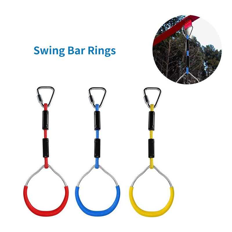 Speeltuin Parque Infantil Opknoping Ringen Ninja Klimmen Kids Kinderen Schommel Ringen Outdoor Bergbeklimmen Gymnastiek Ring Speelgoed