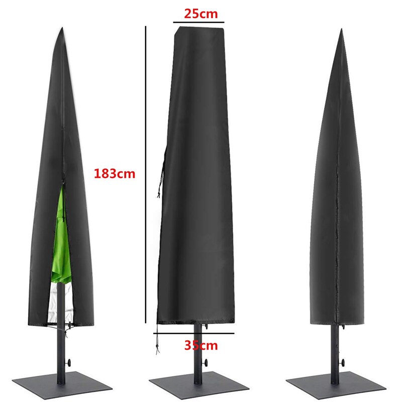 Waterdichte Patio Paraplu Met Rits Outdoor Paraplu Winddicht Beschermende Cover Tuin Cantilever Parasol Paraplu Case: B