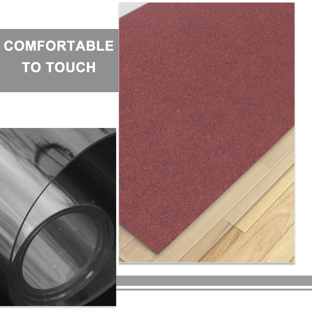 Tappeto trasparente Tappetino per sedia in PVC Rivestimento per pavimento Ufficio trasparente per protezione per tappetini da scrivania