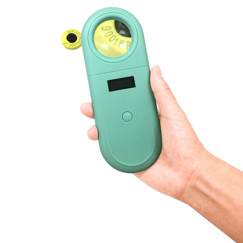 Pet Microchip Scanner Handheld Pet ID Reader Portable RFID Reader with LED and nifier Function for Dog Cat 134.2Khz