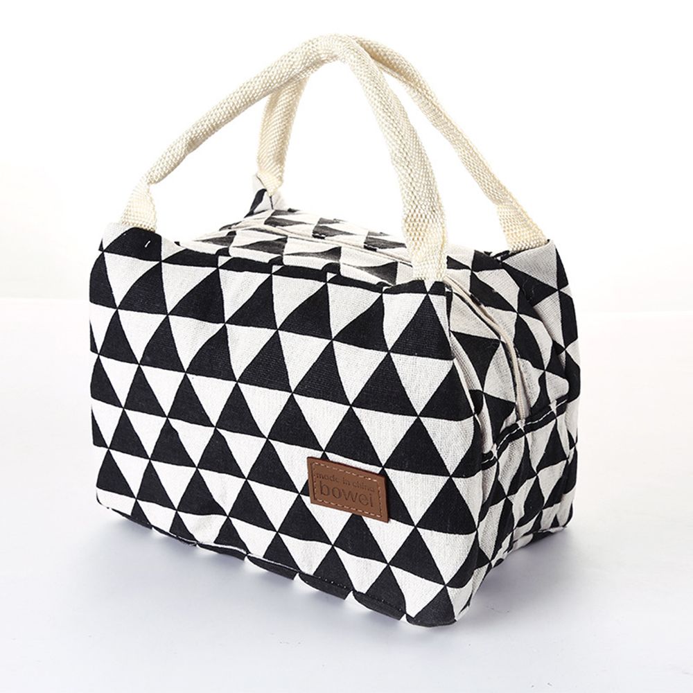 Tragbare Isolierte Leinwand Kasten Tote Tasche Thermische Kühler Lebensmittel Mittagessen Taschen Lunchbox Picknick Lebensmittel Tasche Für Frauen freundlicher Männer