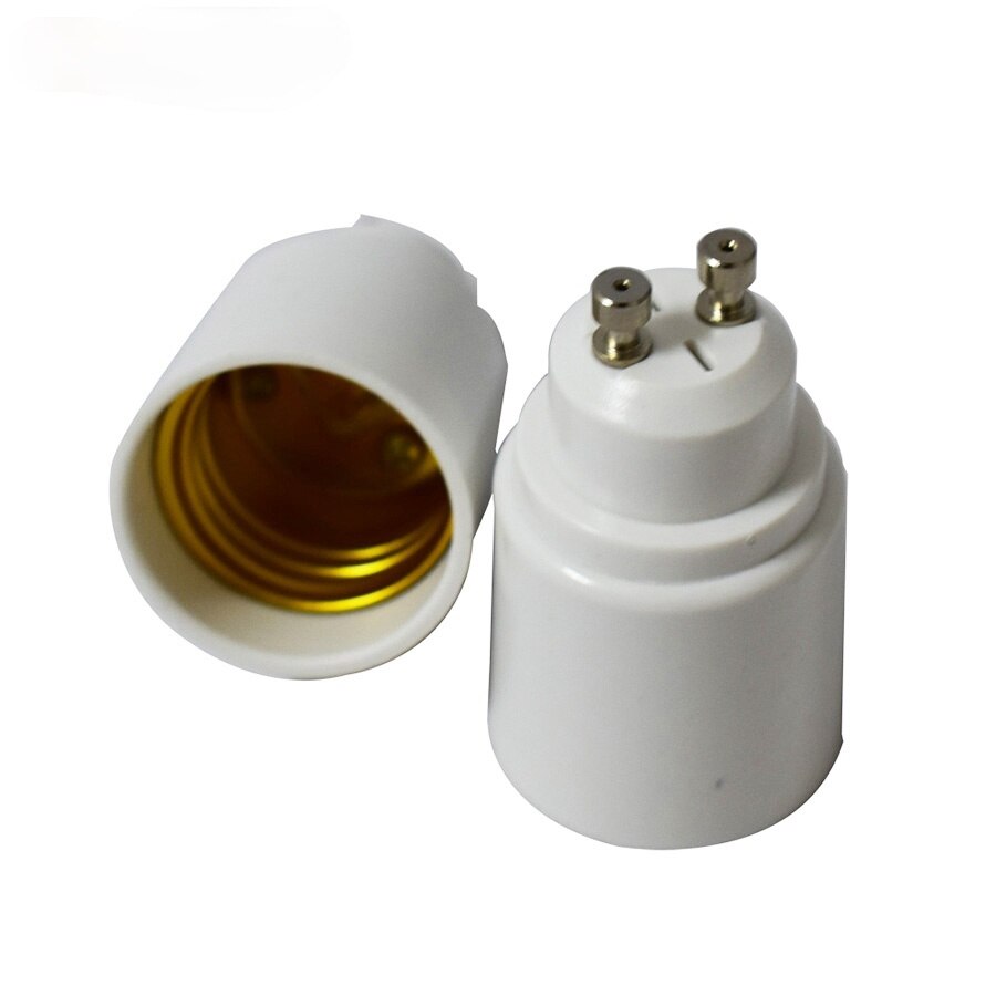 Adaptateur de Base d'ampoule GU10 à E27, connecteur bi-pin au convertisseur de douille de lampe à vis Edison, résistant à la chaleur jusqu'à 200, aucun risque d'incendie