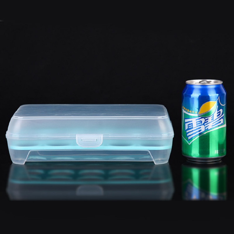 3 Pcs Egg Storage Box Egg Tray containers Kitchen Refrigerator 15 Grids Eggs Plastic Dispenser Airtight Fresh Preservation
