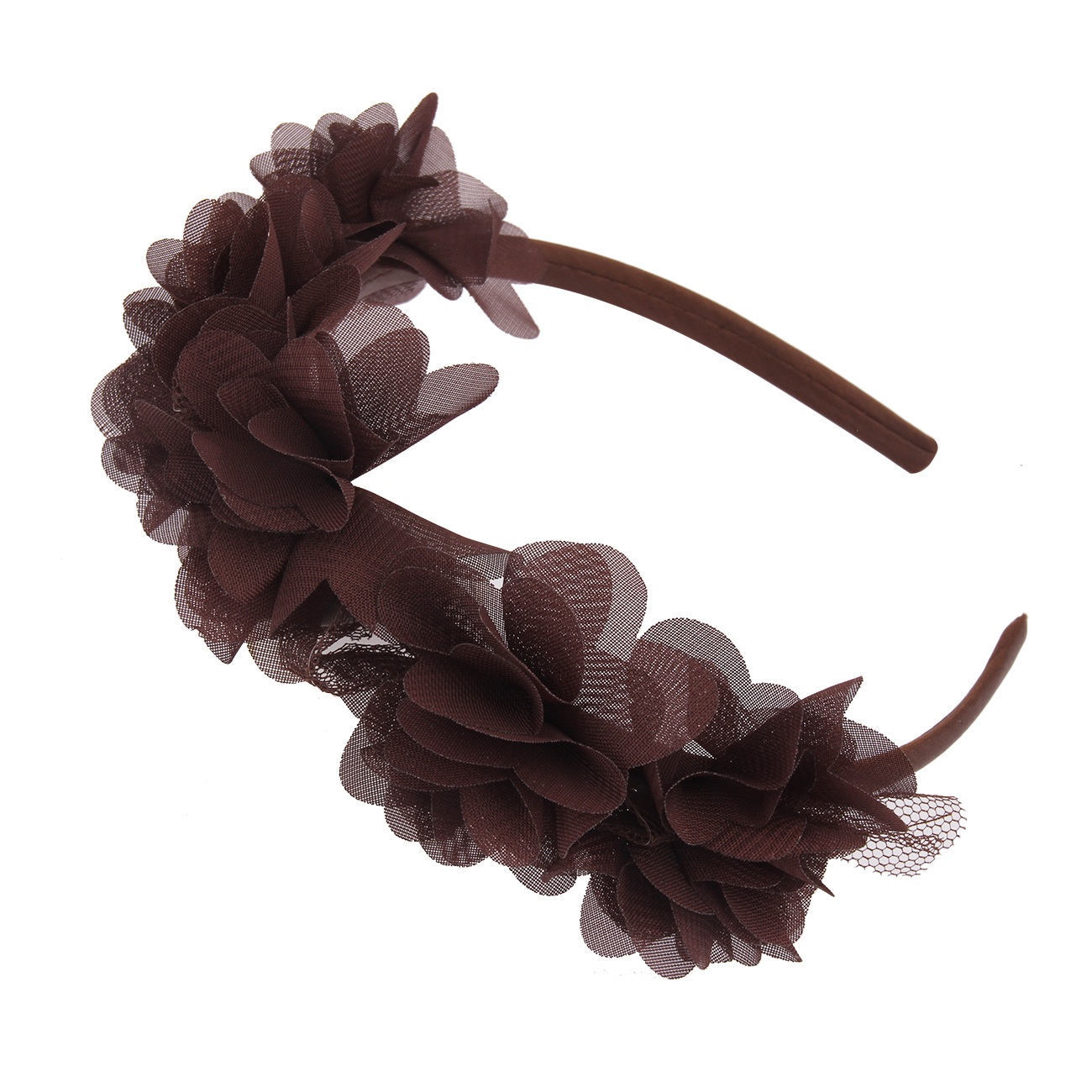 Simulation Flower Headband Girls Simple Sweet Flower Headband Children's Small Cute Headband Headwear: PURPLE