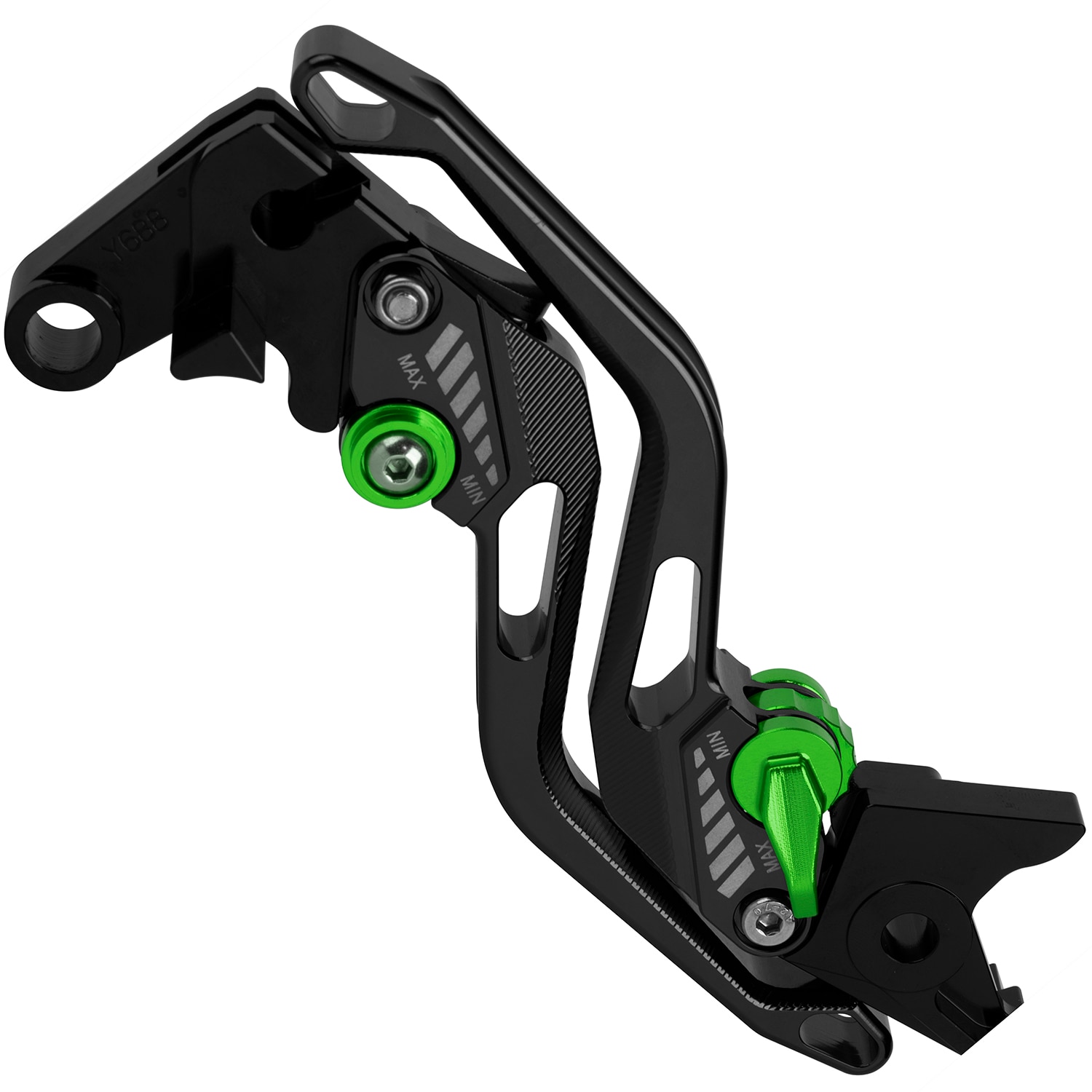 For Kawasaki Ninja 125 250 300 400 500 1000 H2/R ZX6R ZX10R ZX14R 5D Short Black Clutch Brake Levers Adjustable CNC ZZR 1400