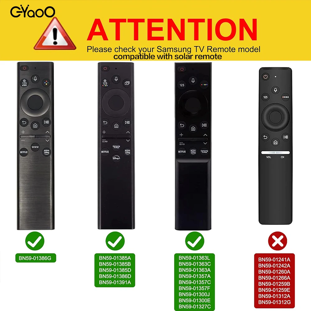 Samsung BN59-01385 BN59-01386 TM2280E Silikonowa osłona do pilota Samsung Smart TV Solar Cell