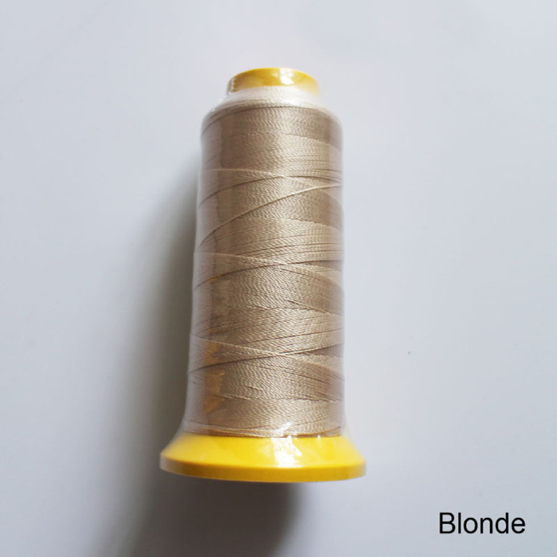 Hårforlængelse også / salon hår vævningstråd 1 rulle / masse høj styrke polyester tråd til hårforlængelse / hårvævning