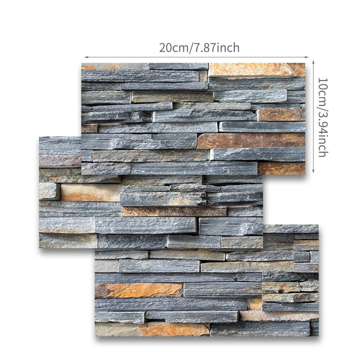 9/27/54PCS Self Adhesive Tile Backsplash 3D Wall Sticker DIY epoxy Bathroom Kitchen Home Decor Oil-Proof Waterproof Wall Sticker