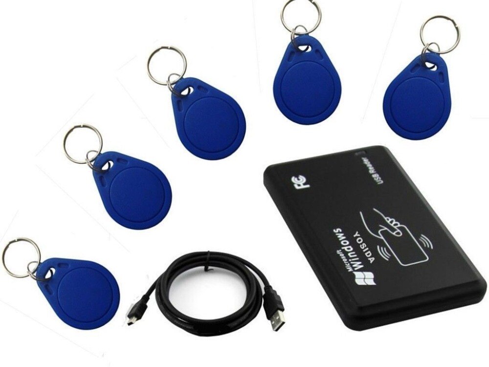 Usb 125 khz rfid  em4305 t5567 kartenleser/schreiber/kopierer/programmierer/brenner